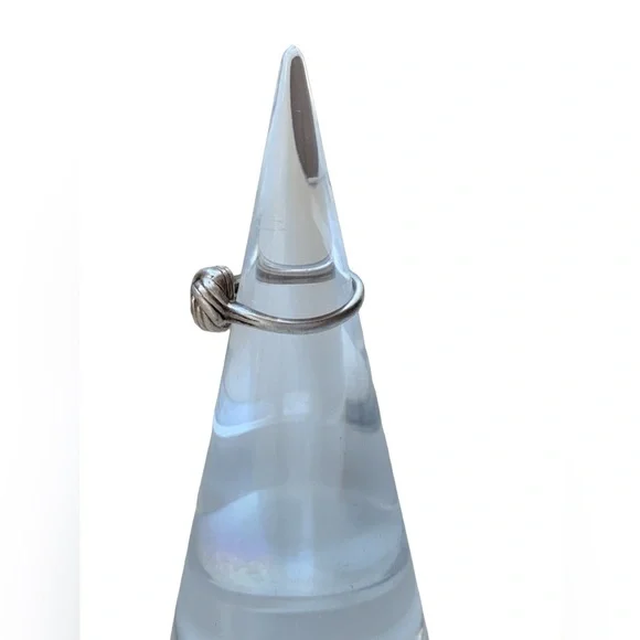 Vintage RJ Graziano Sterling Silver Knot Ring Woman’s Jewelry Love Promise Ring - Picture 5 of 9